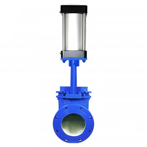 氣動(dòng)刀閘閥PZ673Y-16C，DN250（介質(zhì)灰渣混合