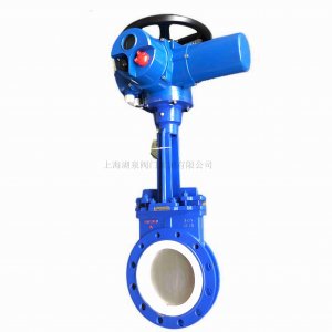 電動刀閘閥DMZ973X-10Q   DN200泥漿、空氣、渣