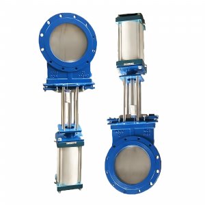 氣動(dòng)刀閘閥：PZ673Y-16C，DN250，介質(zhì)灰渣混