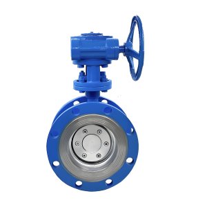 耐高溫硬密封法蘭蝶閥D343H-16C，DN100